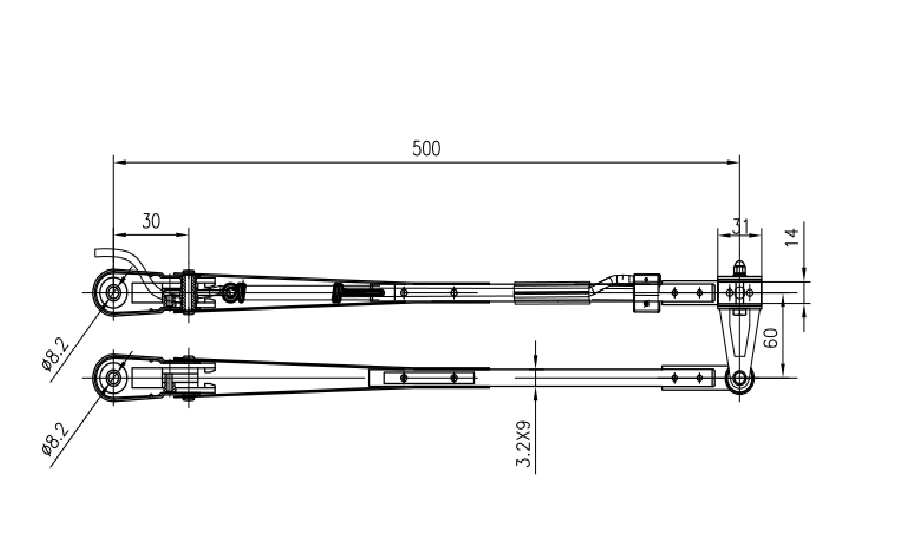 GBSG40b1 小型雙桿刮臂