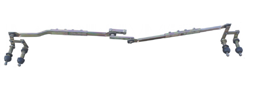 Channel steel vertical double linkage